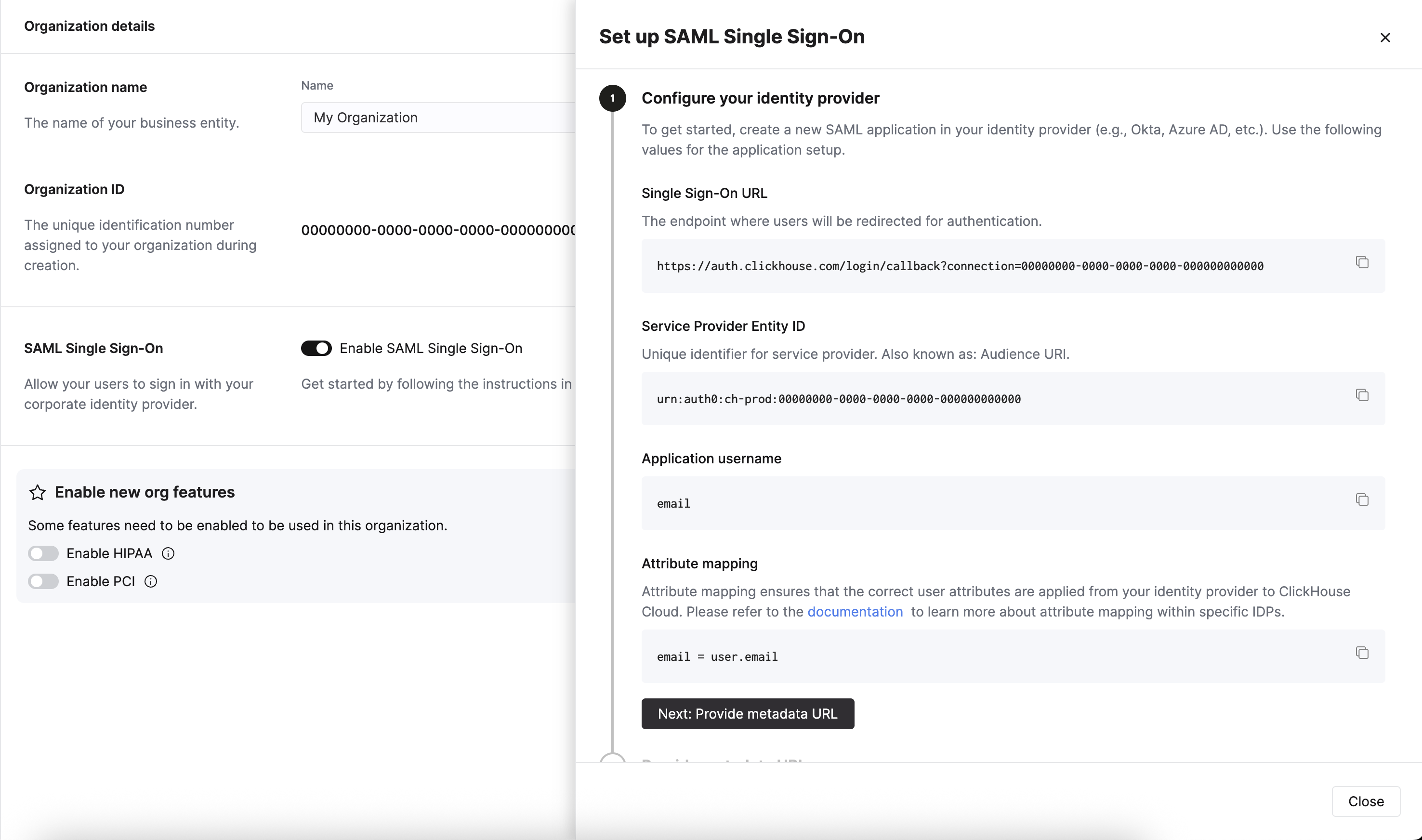 Создание приложения провайдера идентификации
